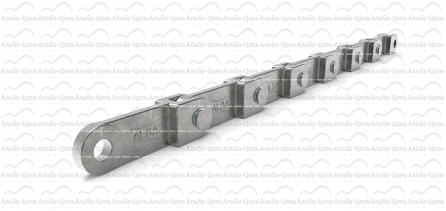 Тяговые вильчатые цепи с фиксацией шайбой